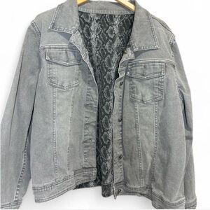Diane Gilman Reversible Denim Jacket